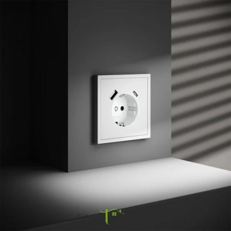 Розетка с USB, A+C Voltum S70 VLS040502  Voltum