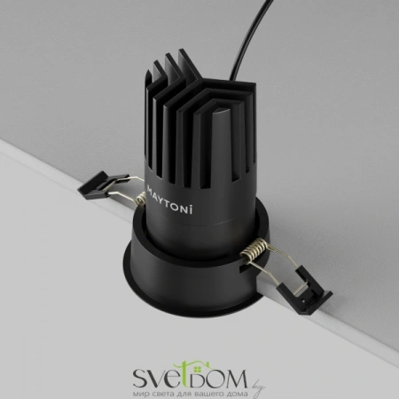 Встраиваемые светильники Maytoni DL118-15W-2.7K-B от Магазина Svetdom.by