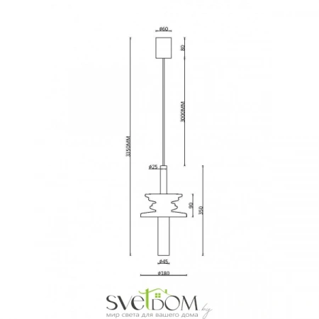 Подвесные светильники Maytoni MOD255PL-01B2 от Магазина Svetdom.by