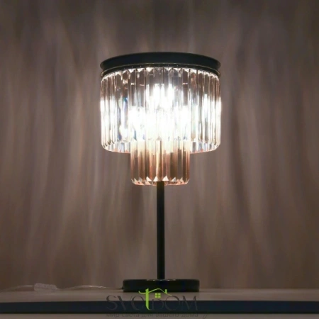 Citilux Мартин CL332862 Настольная лампа хрустальная Шампань CITILUX