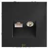 Розетка TV+RJ Voltum S70 Графит VLS060707 Voltum VLS060707