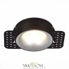 ST218.418.01 Св-к встр. Черный GU10 1*50W  IP20 D78xH30 165-265V Без ламп Встраиваемые светильники ST LUCE