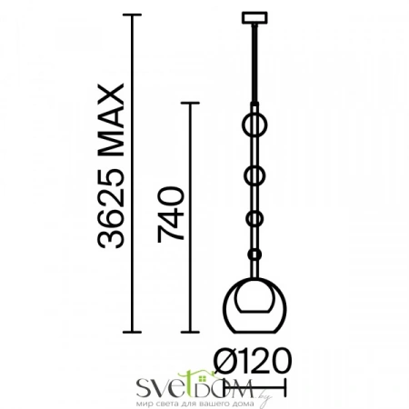 Подвесные светильники Maytoni MOD227PL-01B1 от Магазина Svetdom.by