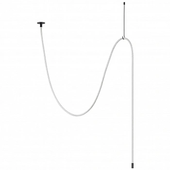 4391/40CL HIGHTECH ODL24 139 черный/металл/канат Потолочный св-к встраиваемый (2 крепления и крючок в комплекте) IP20 LED 40W 1580Лм 4000K CORDA