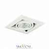 ST250.558.01 Св-к встр. Черный, Белый GU10 1*50W  IP20 L126xW126xH70 220V Без ламп Встраиваемые светильники ST LUCE