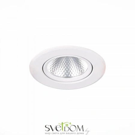 ST211.538.08.36 Св-к встр. Белый LED 1*8W 3000K 640Lm Ra80 36° IP20 D86xH50 220-240V Встраиваемые светильники ST LUCE