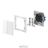 Выключатель одноклавишный Voltum S70 Белый VLS010102 Voltum VLS010102