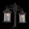 SL080.425.02 Светильник уличный наземный ST-Luce Темный кофе/Прозрачный, Темный кофе E27 2*100W LASTERO ST LUCE
