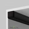 Комплект заглушек (для профиля 16x16) 2 шт., ALM-1616S-B-EC 642030 Maytoni