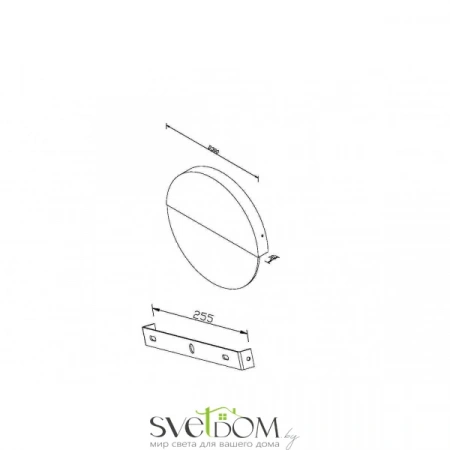 Настенные светильники MOD320WL-L6BS3K1 Maytoni | Svetdom.by