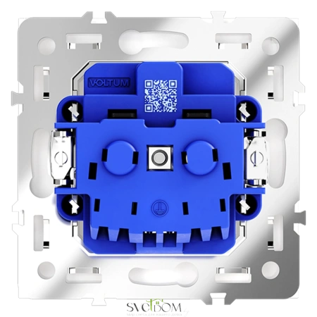 Розетки электрические с заземлением Voltum S70 VLS040103  Voltum VLS040103