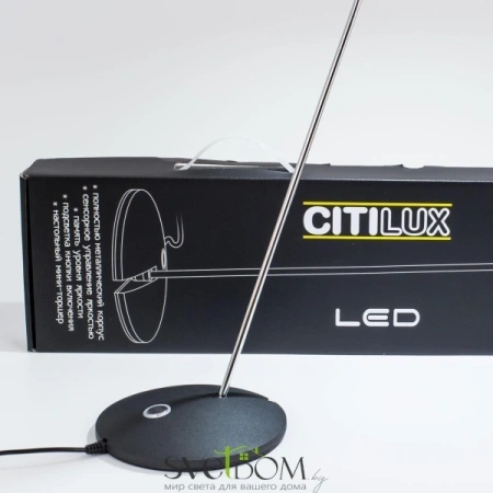 Citilux Ньютон CL803032 LED Настольный светильник с диммером Чёрный CITILUX