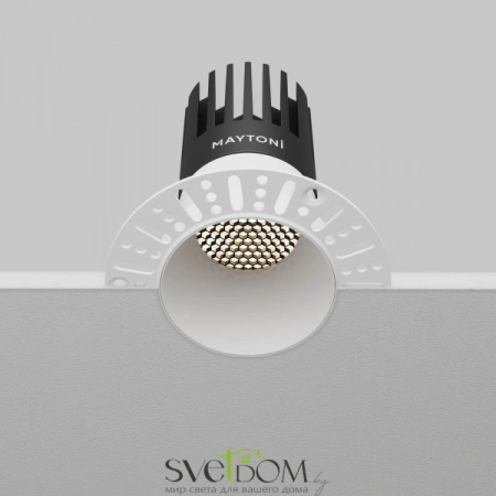 Встраиваемые светильники Maytoni DL122-15W-4K-TRS-W от Магазина Svetdom.by