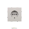 Розетки электрические с заземлением Voltum S70 VLS040102  Voltum VLS040102