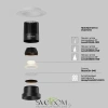Встраиваемый светильник Technical DL121-15W-2.7K-TRS-B Maytoni