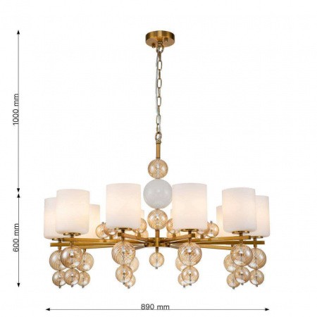 Люстры подвесные2998-10P Favourite | Svetdom.by