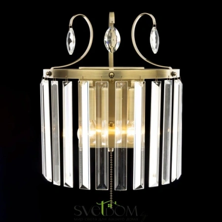 Citilux Инга CL335323 Бра хрустальное с выключателем Бронза CITILUX