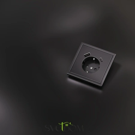Накладка для розетки USB A+C Voltum S70 METAL Антрацит VLSM001012 Voltum VLSM001012