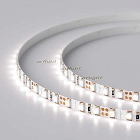 ARLIGHT Лента RT 2-5000 12V White6000 5mm 2x (3528, 600 LED, LUX) (Arlight, 9.6 Вт/м, IP20)