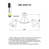 Люстра потолочная Omnilux  OML-65007-03 Omnilux