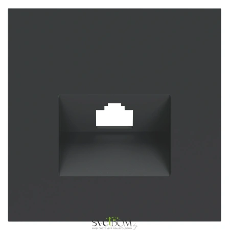 Накладка для розетки компьютерной RJ45 Voltum S70 Графит VLS001307 Voltum VLS001307