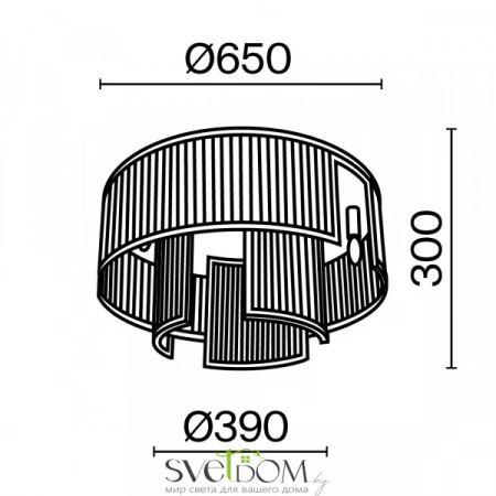 Потолочные светильники Maytoni MOD174CL-09G от Магазина Svetdom.by