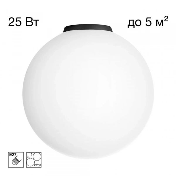 CITILUX CL941D25B5 RON Накладной Св-к Шар База Черная