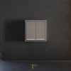 Клавиша для выключателя двухклавишного с подсветкой Voltum S70 Капучино VLS000414 Voltum VLS000414