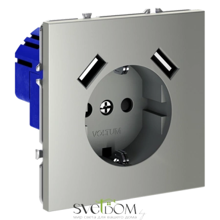 Розетка с USB, А+А Voltum S70 VLS040405  Voltum VLS040405