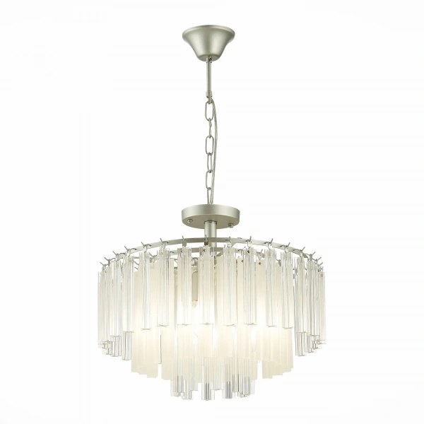 SLE260113-05 Светильник подвесной Серебро/Прозрачный E14 5*40W REGGIO