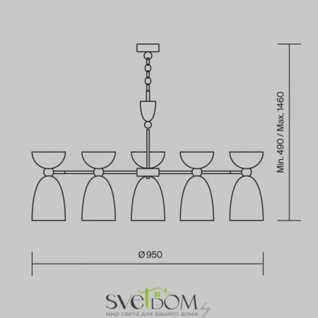 Подвесные светильники Maytoni MOD113PL-07W от Магазина Svetdom.by