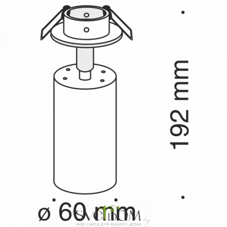 Потолочные светильники Maytoni C018CL-01W от Магазина Svetdom.by