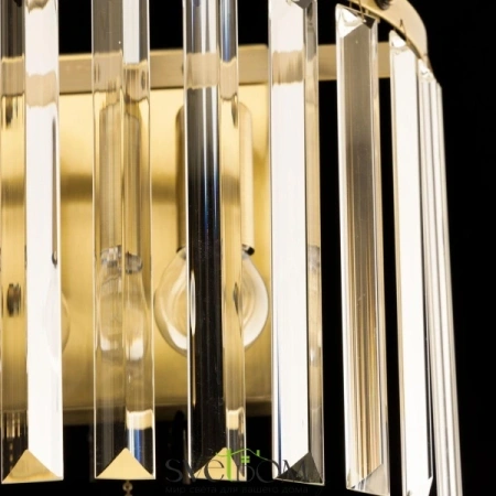 Citilux Инга CL335323 Бра хрустальное с выключателем Бронза CITILUX