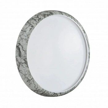 7638/DL COLOR SN 84 Светильник пластик/бел. мрамор LED 48Вт 4000K D410 IP43 MRAMO WHITE