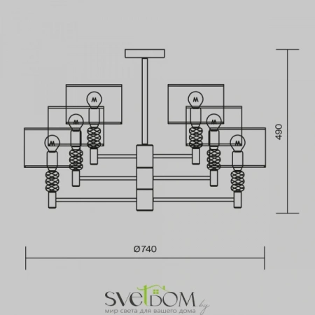 ЛюстрыMOD527PL-06N Maytoni | Svetdom.by