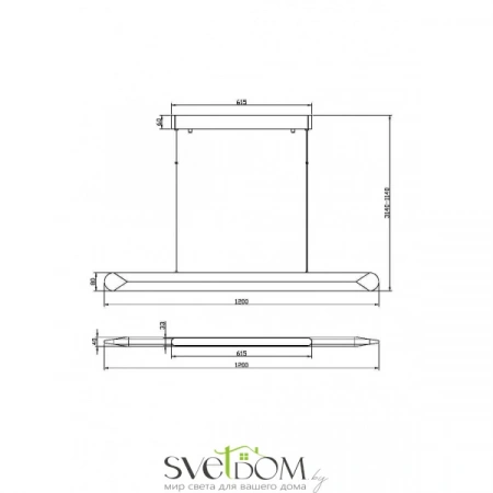 Подвесные светильники Maytoni MOD276PL-L40B3K от Магазина Svetdom.by