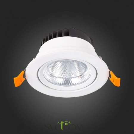ST211.548.10.36 Св-к встр. Белый LED 1*10W 4000K 750Lm Ra80 36° IP20 D109xH65 220-240V Встраиваемые светильники ST LUCE