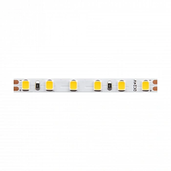 Светодиодная лента 24В 2835 9,6Вт/м 3000K 5м IP20 5мм 20019