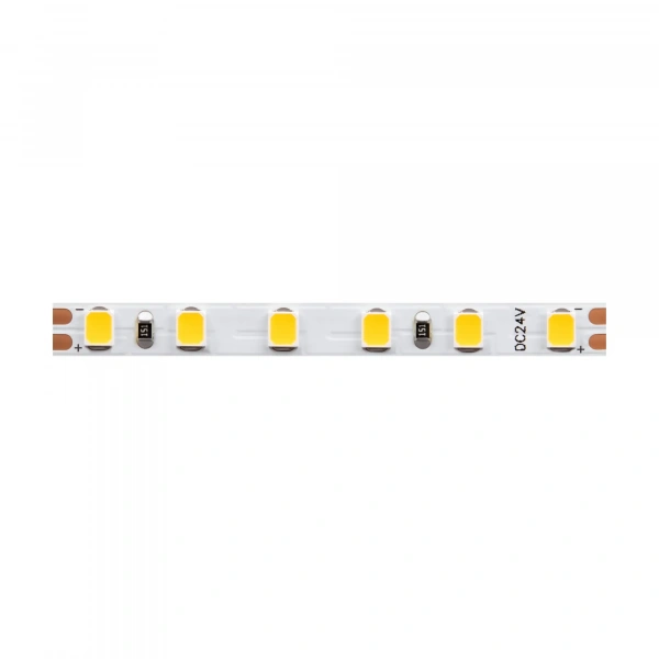 Светодиодная лента 24В 2835 9,6Вт/м 3000K 5м IP20 5мм 20019