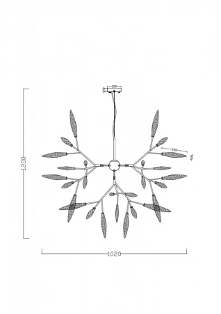 Подвесные светильники Freya FR5067PL-36B от Магазина Svetdom.by