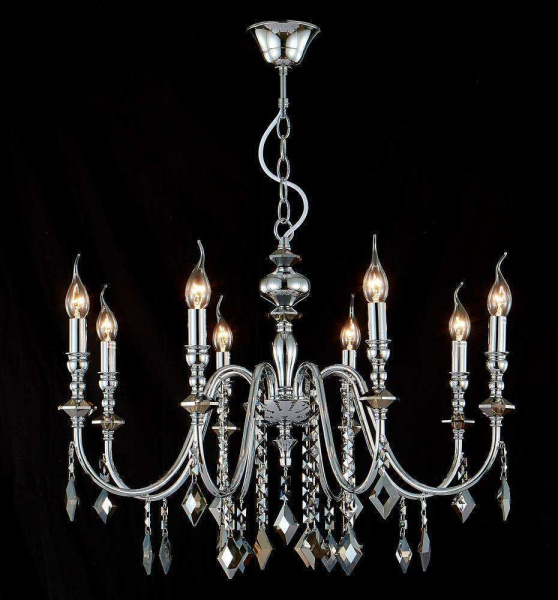 Люстра Crystal Lux MERCEDES SP8 CHROME/SMOKE