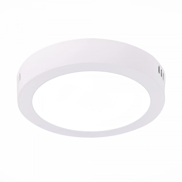 ST112.532.12 Светильник настенно-потолочный Белый LED 1*12W 3000K 715Lm Ra80 120° IP20 D160xH28 90-2 Накладные светильники