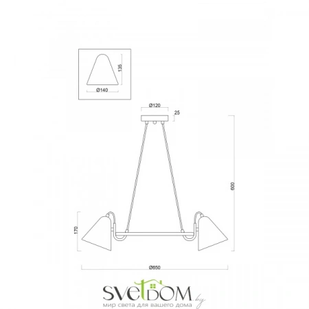 ЛюстрыFR8001PL-05WG Freya | Svetdom.by