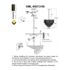 Люстра подвесная Omnilux  OML-69513-08 Omnilux