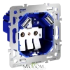 Розетки электрические с заземлением и шторками Voltum S70 VLS0404M Voltum VLS0404M