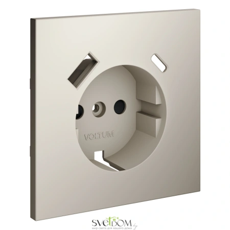 Накладка для розетки USB A+C Voltum S70 Кашемир VLS001003 Voltum VLS001003