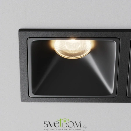 Встраиваемые светильники Maytoni DL043-02-10W3K-SQ-B-1 от Магазина Svetdom.by