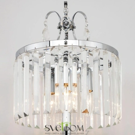Citilux Инга CL335831 Настольная лампа хрустальная Хром CITILUX