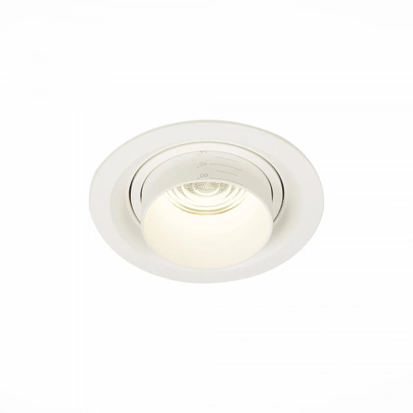 ST701.548.12 Св-к встр. Zoom Белый LED 1*12W 4000K 960Lm Ra90 15°-60° IP20 D115xH95 170-240V Встраиваемые светильники