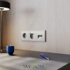 Рамки пластиковые Voltum S70 Шелк VLS100304 Voltum VLS100304